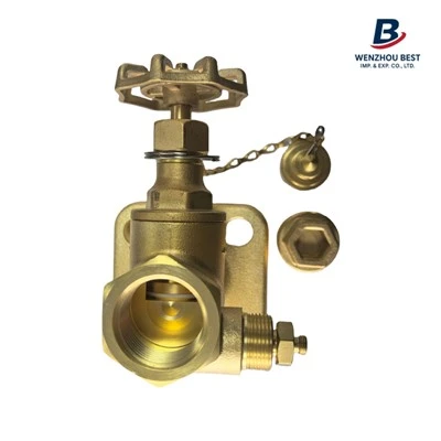 Válvula globo de 1 flange com amostrador